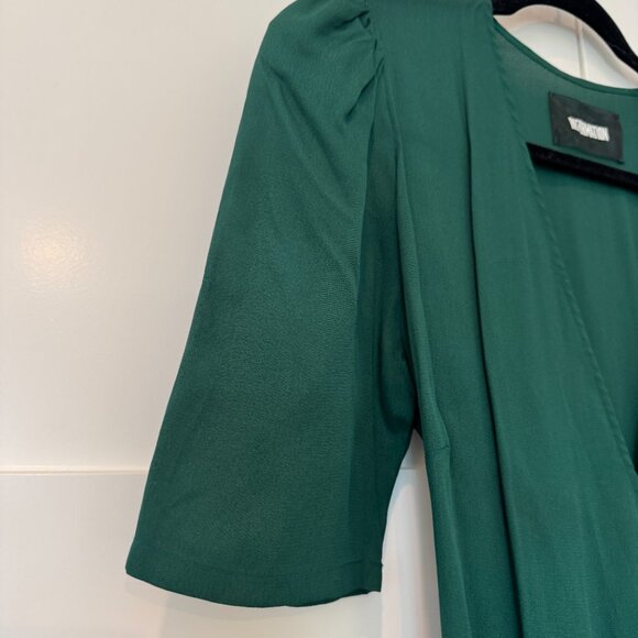 Reformation Green Wrap Dress – Size L – Excellent Condition - Picture 4 of 6